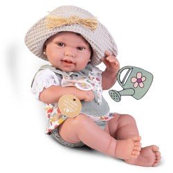 Antonio Juan doll 42 cm - Newborn Pipa plants and takes care of nature
